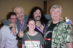 Brian, Chuck McCann, Eleanor, Wally Wingert, Jerry